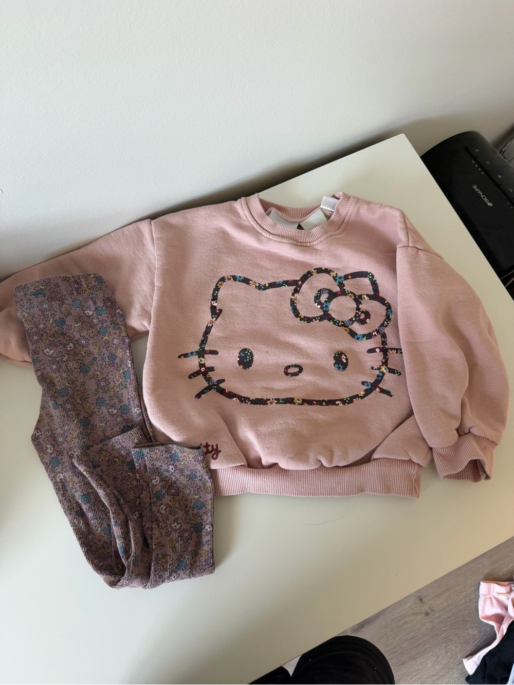 Zara Pink Hello Kitty Floral Matching Set